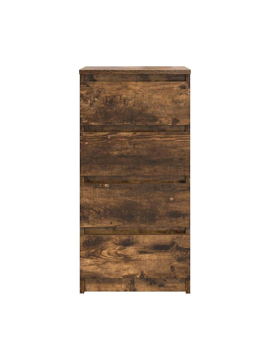 Office Storage Chipboard Drawer Coffee L37.5xW35xH76cm