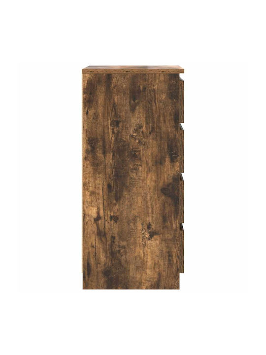 Office Storage Chipboard Drawer Coffee L37.5xW35xH76cm