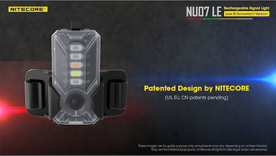 Φακός Κράνους Led Nitecore Headlamp Nu07le