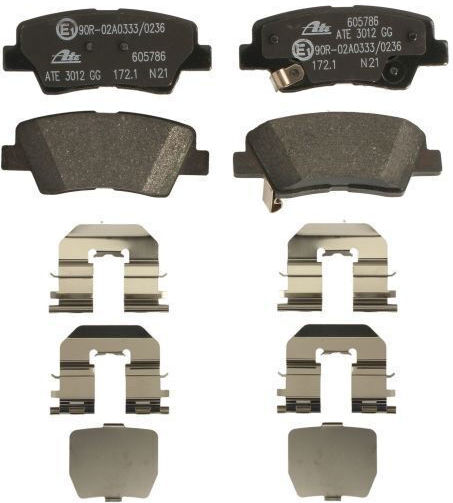 Brake Pads Hyundai Accent Iv Sedan Rb Ate 13046057862
