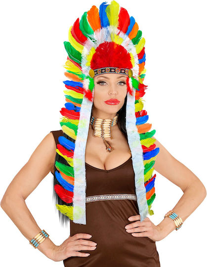 Karneval Indische Flügel Mehrfarbig 1Stück
