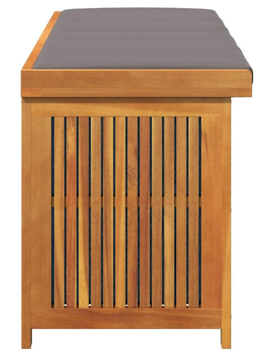Outdoor Cushion Box 150x50x60.5 cm Solid Fir Wood Brown 150 x 50 x 60.5 cm