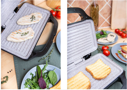 Rohnson Sandwich Maker Grill 900W Inox
