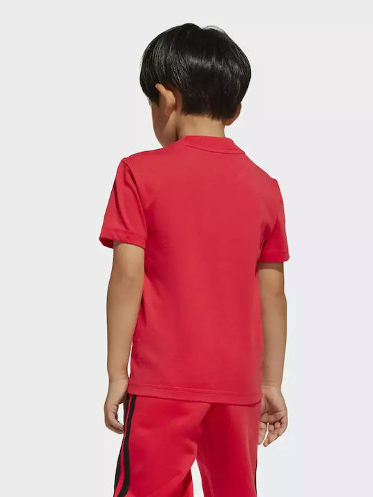 Παιδικό T-shirt Pure Ruby/Black Essentials