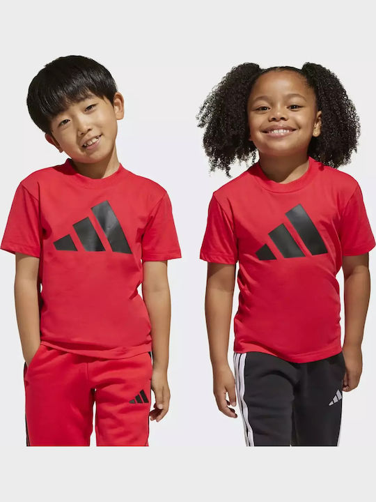 Παιδικό T-shirt Pure Ruby/Black Essentials