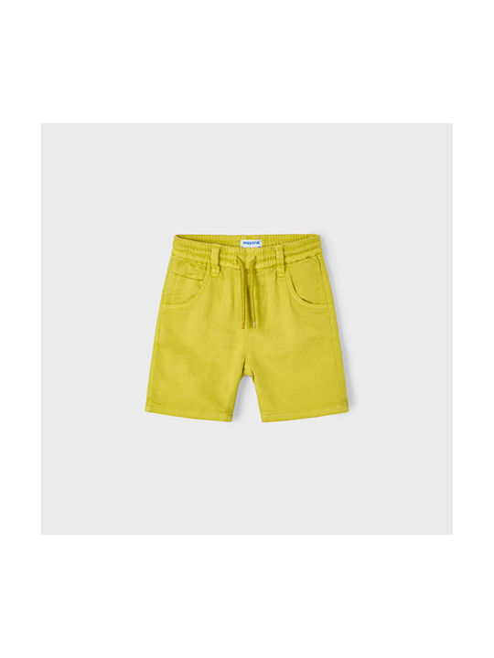 Mayoral Kids Shorts/Bermuda Fabric Yellow