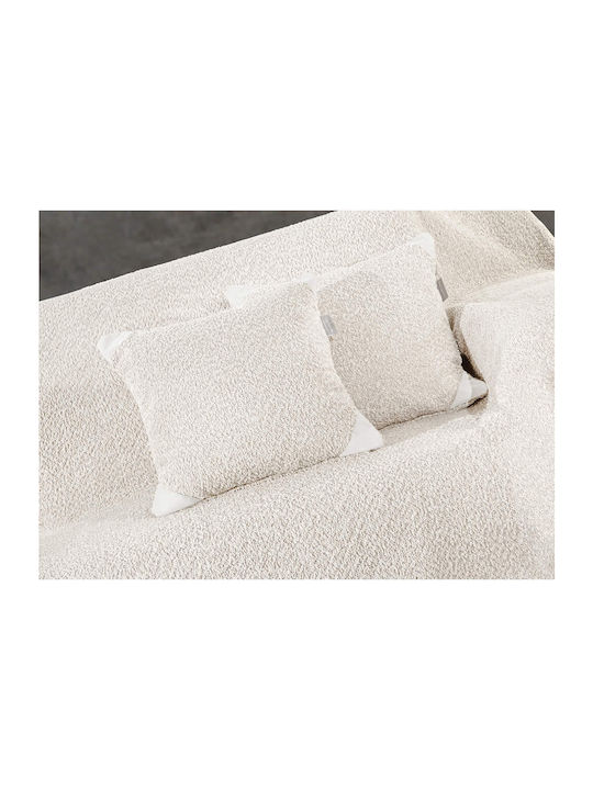 Guy Laroche Lama Four-Seater Sofa Throw Jacquard 170x350cm Ice