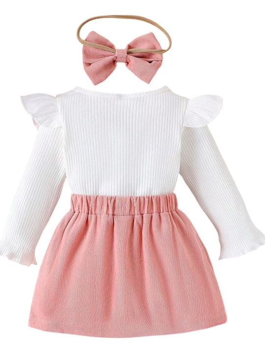 Комплект Лято 2бр Pink/White