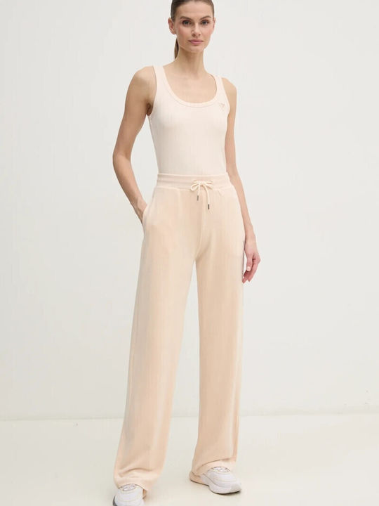 Women's Blouse Sleeveless Beige
