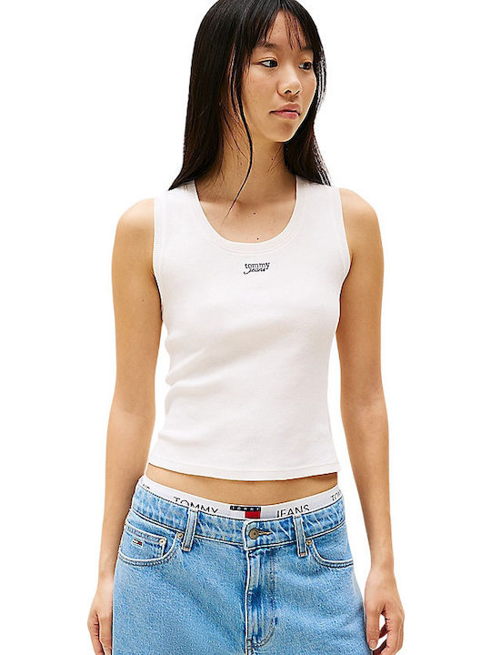 Women's Cotton Sleeveless Blouse Ancient White