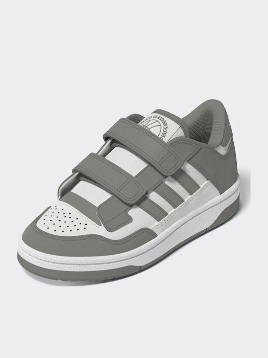 Rapid Court Kids Sneakers with Scratch Gray
