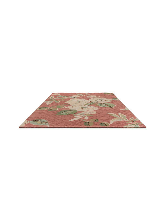 Laura Ashley Aylworth Trail Lucrat manual Covor Rectangular Portocaliu
