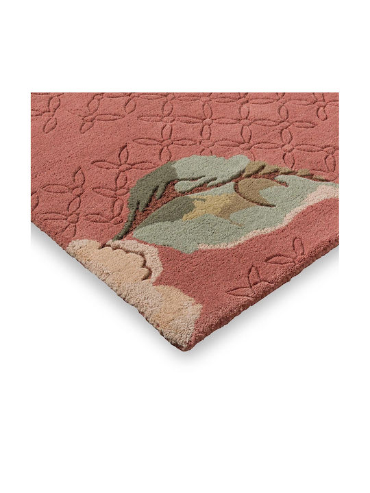 Laura Ashley Aylworth Trail Lucrat manual Covor Rectangular Portocaliu