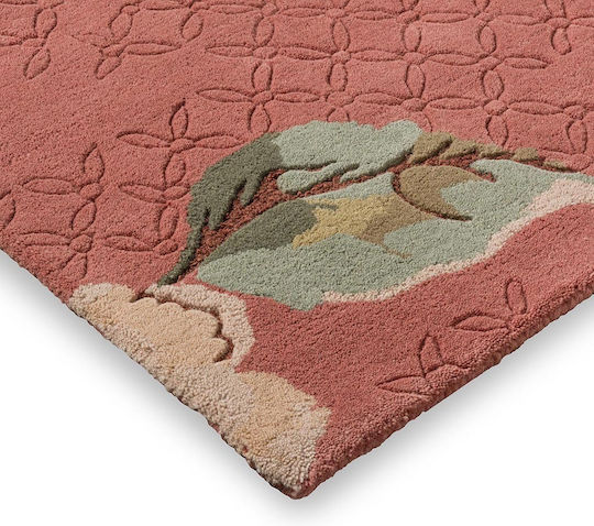 Laura Ashley Aylworth Trail Lucrat manual Covor Rectangular Portocaliu