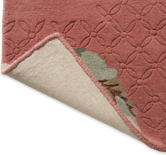 Laura Ashley Aylworth Trail Lucrat manual Covor Rectangular Portocaliu