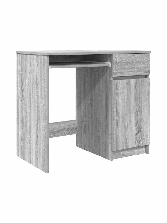 Desk Wooden Grey Sonoma 86x49x76cm