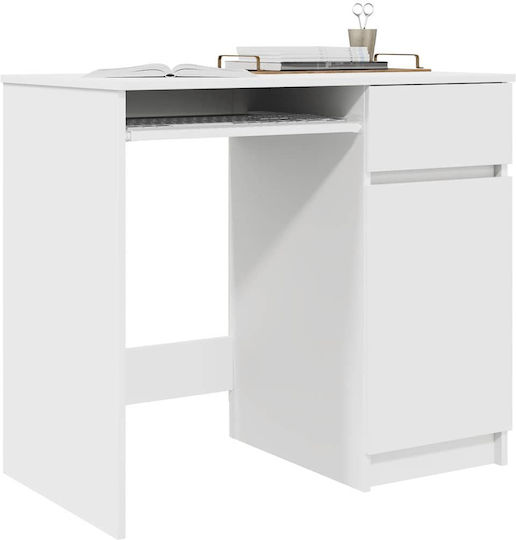 Schreibtisch Holz White 86x49x76cm