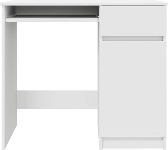 Schreibtisch Holz White 86x49x76cm