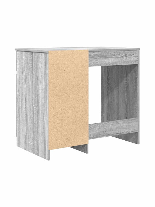 Γραφείο Ξύλινο Γκρι Sonoma 86x49x76εκ.