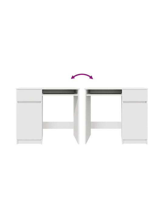 Desk Wooden White 86x49x76cm