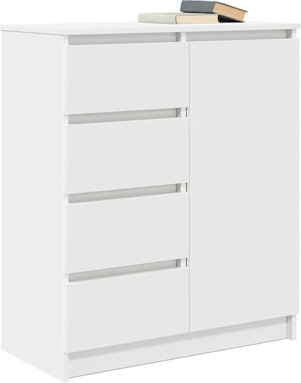 Συρταριέρα Γραφείου Ξύλινη Λευκό 71x35x84cm