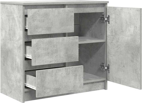 Sertar De Birou Din Lemn Gri 71x35x65cm