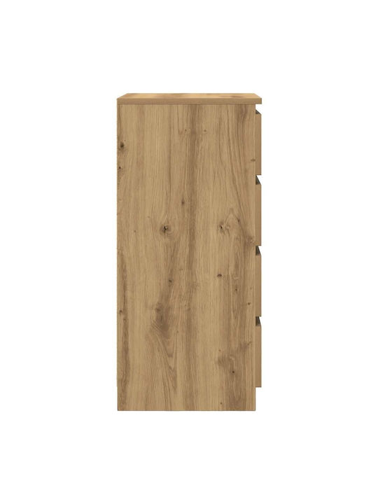 Συρταριέρα Γραφείου Ξύλινη Καφέ 37.5x35x99cm