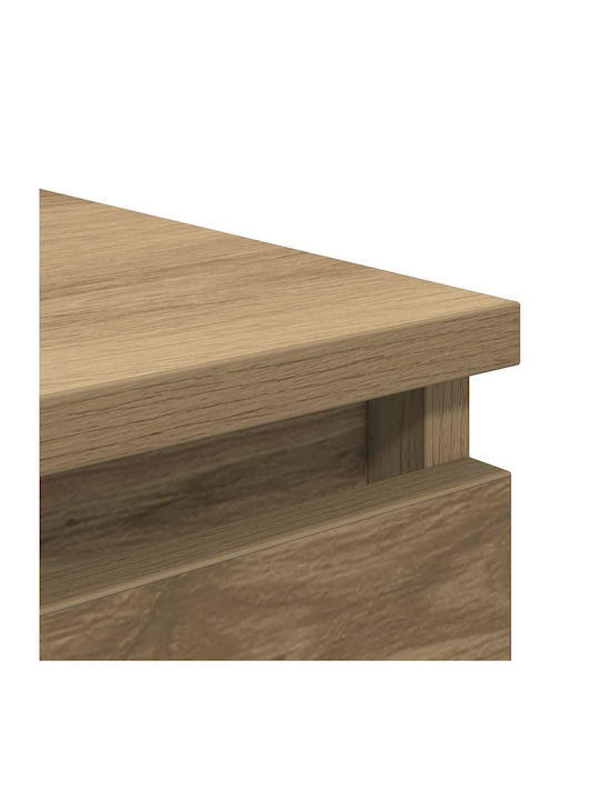 Συρταριέρα Γραφείου Ξύλινη Καφέ 37.5x35x99cm