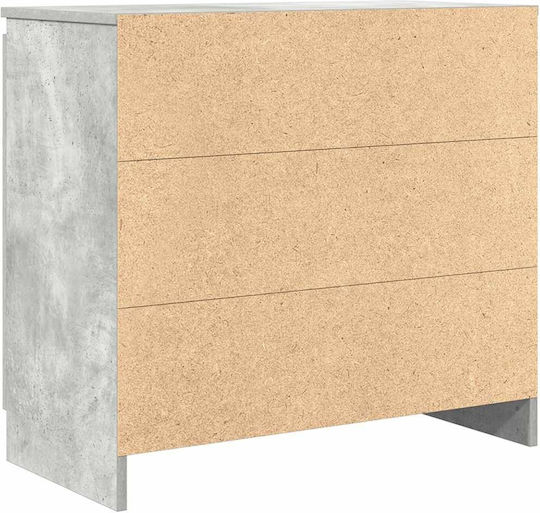 Sertar De Birou Din Lemn Gri 71x35x65cm
