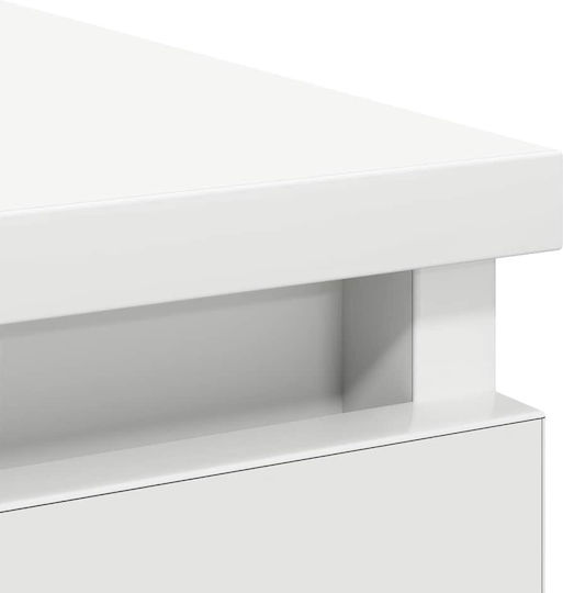 Συρταριέρα Γραφείου Ξύλινη Λευκό 71x35x84cm