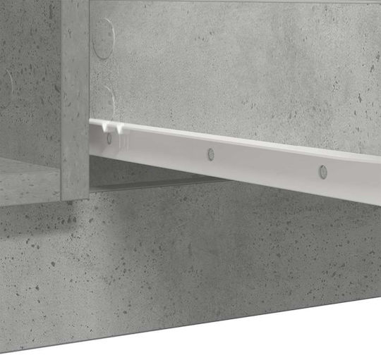 vidaXL Office Storage Drawers & Cabinets Wooden Grey 100.5x35x76cm