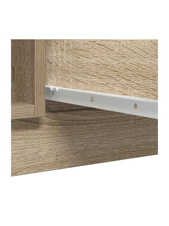 Office Storage Chipboard Drawer Coffee L100.5xW35xH76cm