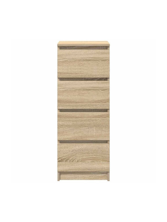 Συρταριέρα Γραφείου Ξύλινη Καφέ 37.5x35x99cm