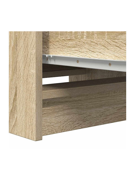 Συρταριέρα Γραφείου Ξύλινη Καφέ 37.5x35x99cm