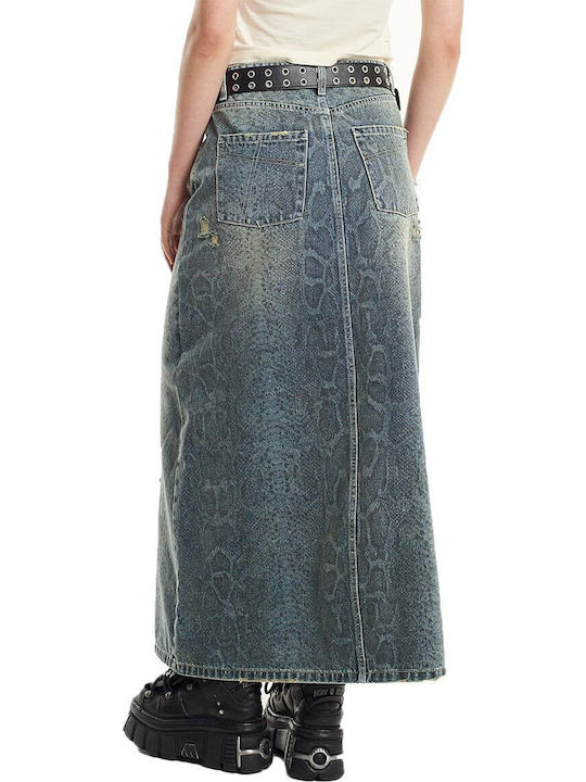 Τζιν Maxi Φούστα Denim
