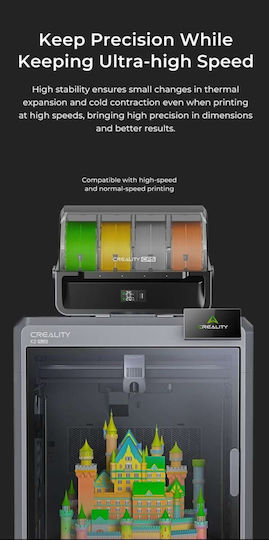 Creality3D PLA RFID 3D Printer Filament 1.75mm Green 1kg 1pc Spool