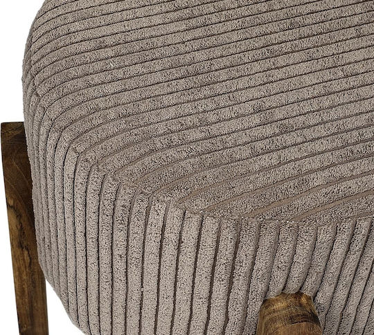Suport Pentru Picioare Din Lemn Taupe 35,5x35x35 cm