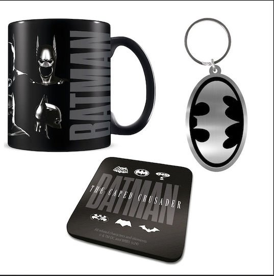 Batman Gift Set with Mug, Coaster, Keychain Pyramid Batman Gift Set with Mug, Coaster, Keychain Pyramid