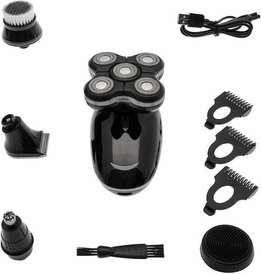 Kemei KM-1111 Περιστρεφόμενη Ξυριστική Μηχανή Προσώπου Επαναφορτιζόμενη