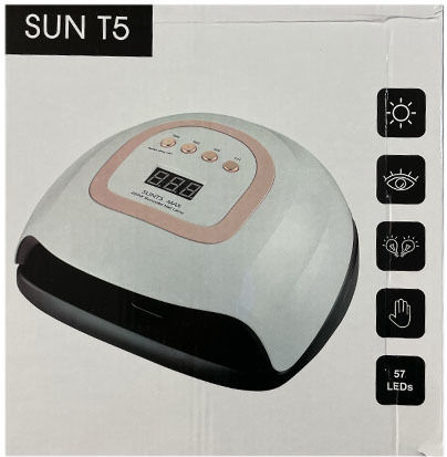 Beauty Salon Nail Polish Curing Lamp UV / LED 220W White
