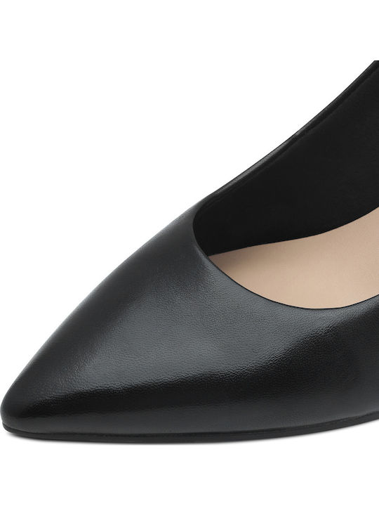 Leather Black Heels