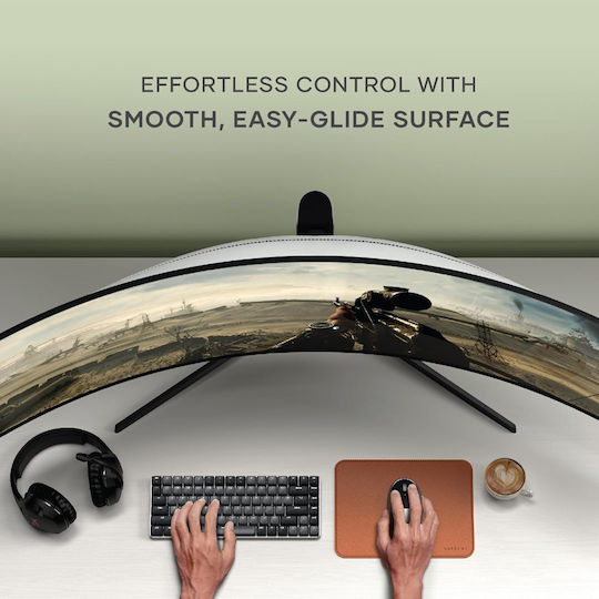 Satechi Premium Vegan-Leather Mouse Pad Brown Sa-st-lmpn