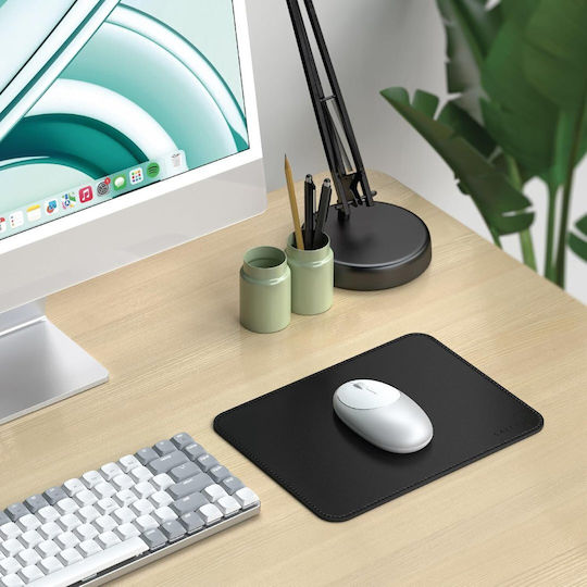 Satechi Premium Vegan-δερμάτινο Mouse Pad Μαυρο Sa-st-lmpk