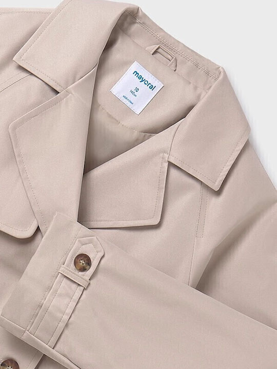 Sepia Kinder Trenchcoat Kurz Beige