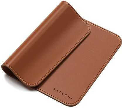 Satechi Premium Vegan-Leather Mouse Pad Brown Sa-st-lmpn