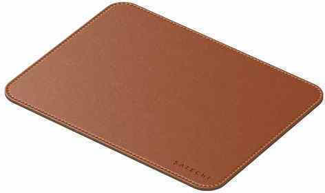 Satechi Premium Vegan-Leather Mouse Pad Brown Sa-st-lmpn