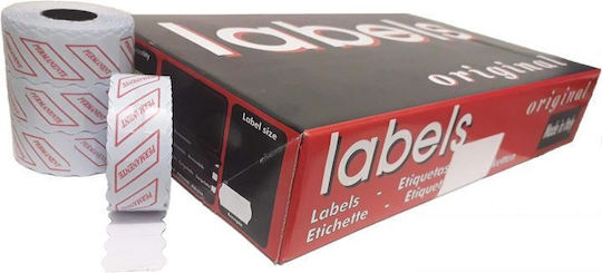 1000 Self-Adhesive Label Rolls for Label Printer 26x16mm 45pcs
