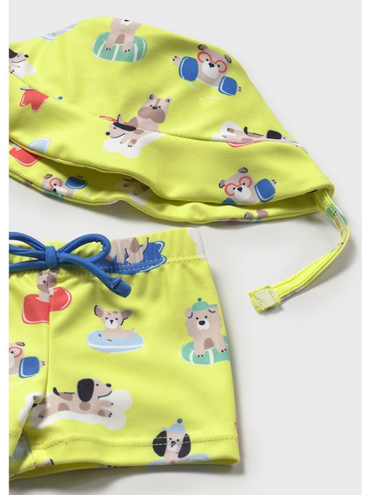 Mayoral Kids Swimwear Swimwear Set with Hat Green