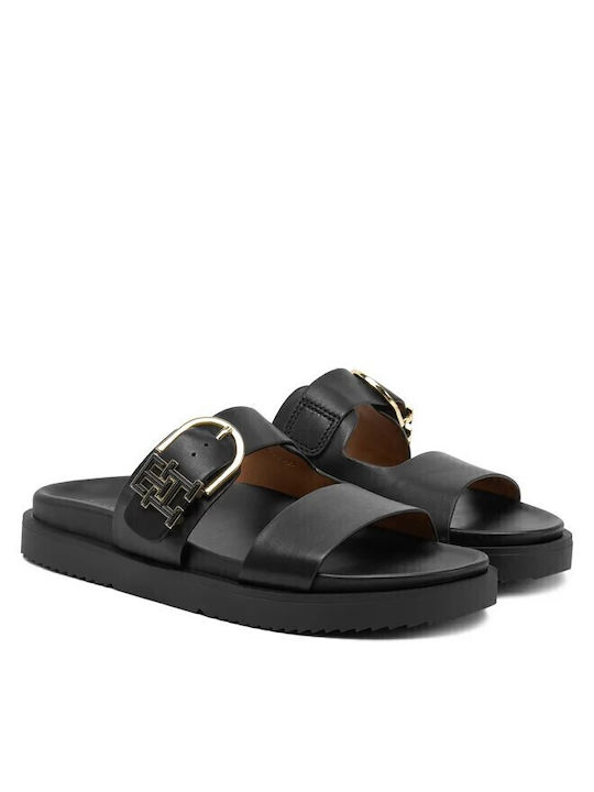 Sandale Din Piele Pentru Damă Negre