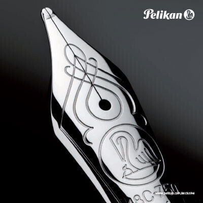 Pelikan Souveran M805 Πένα Γραφής Fine με Μαύρο Μελάνι